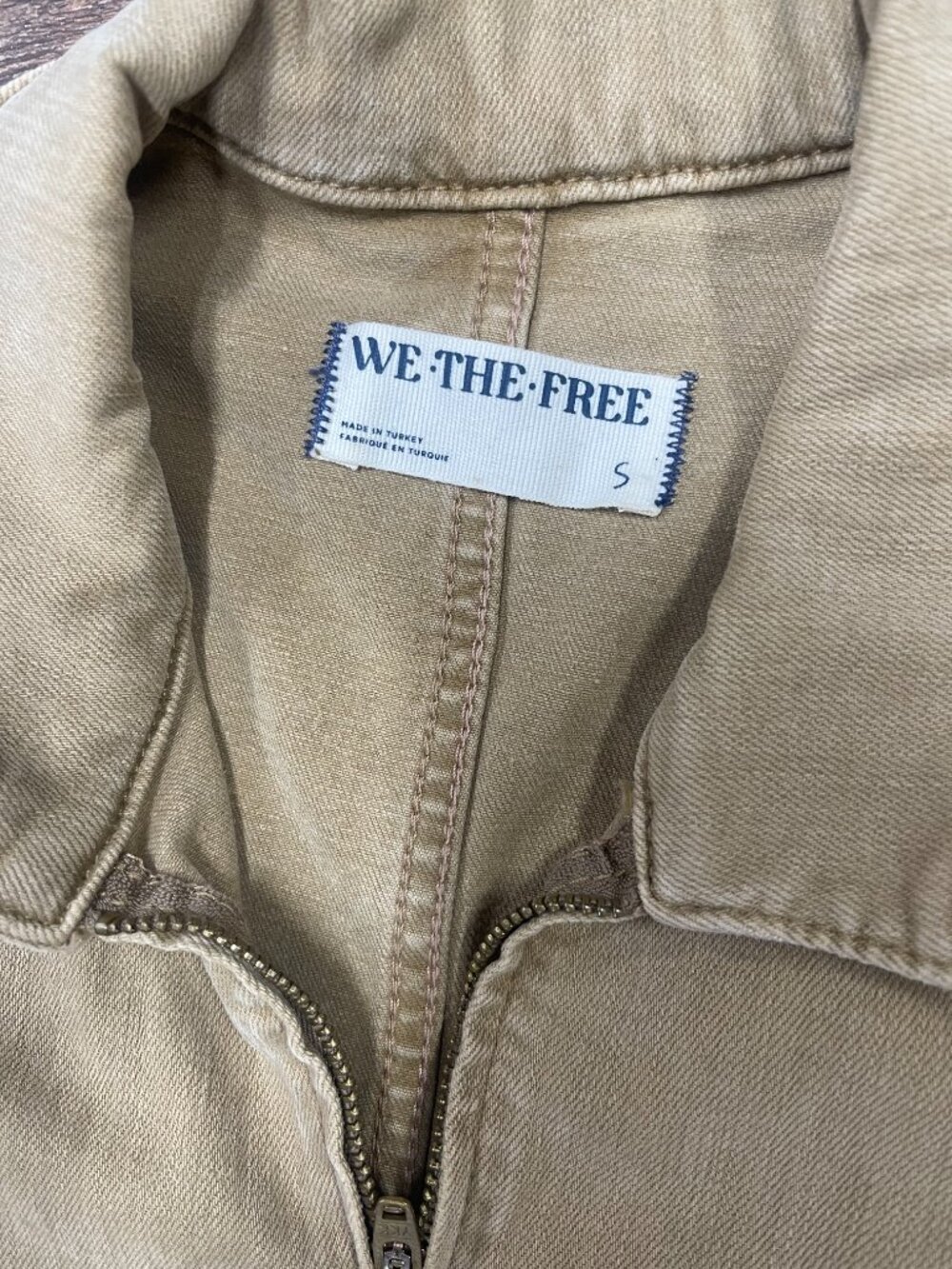 Free People We The Free Jayde Flare Denim Jumpsuit Small Blushing - Picture 8 of 11
